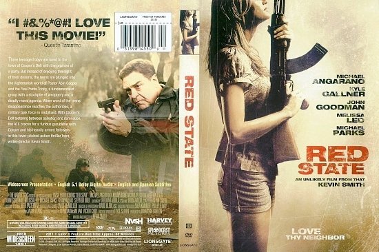 dvd cover Red State (2011) WS R1
