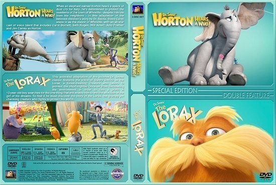 dvd cover Horton Hears a Who / The Lorax version 2