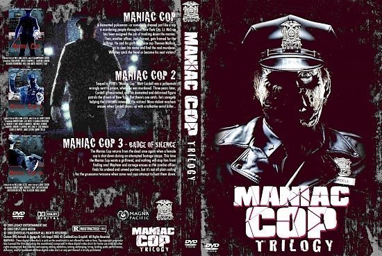 dvd cover Maniac Cop Trilogy