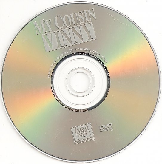 dvd cover My Cousin Vinny (1992) WS R1