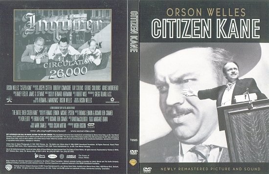 dvd cover Citizen Kane (1941) R1