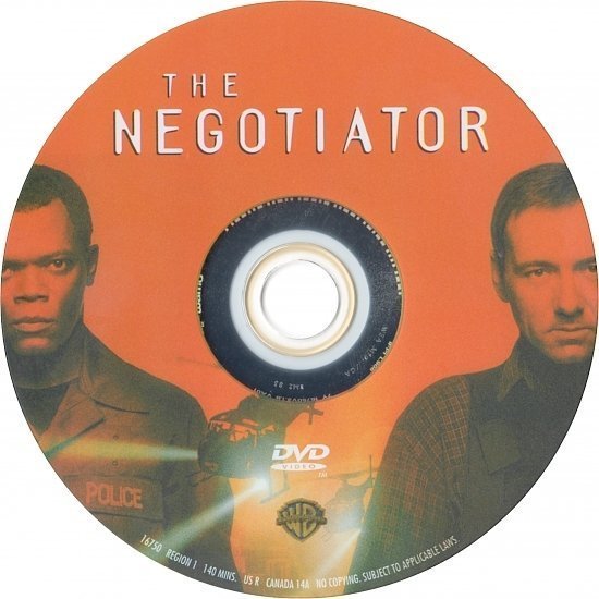 dvd cover The Negotiator (1998) CE R1
