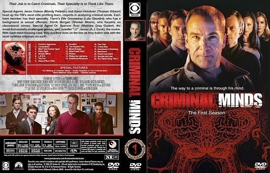 dvd cover Criminal Minds Season 1