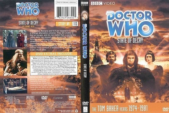 dvd cover Doctor Who State Of Decay