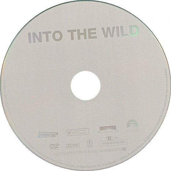 dvd cover Into The Wild (2007) WS R1