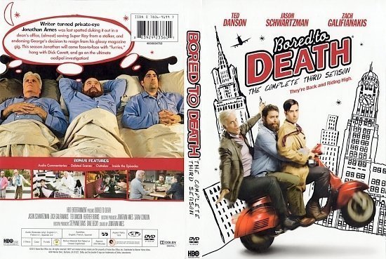 dvd cover Bored To Death Season 3