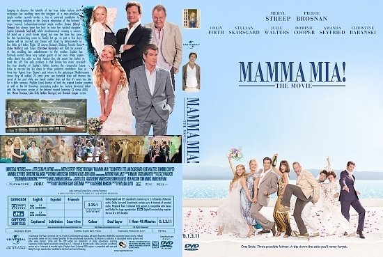 dvd cover Mamma Mia! The Movie (2008) R1
