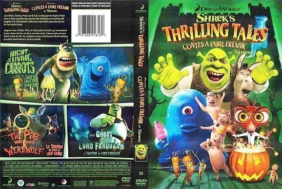 dvd cover Shrek's Thrilling Tales