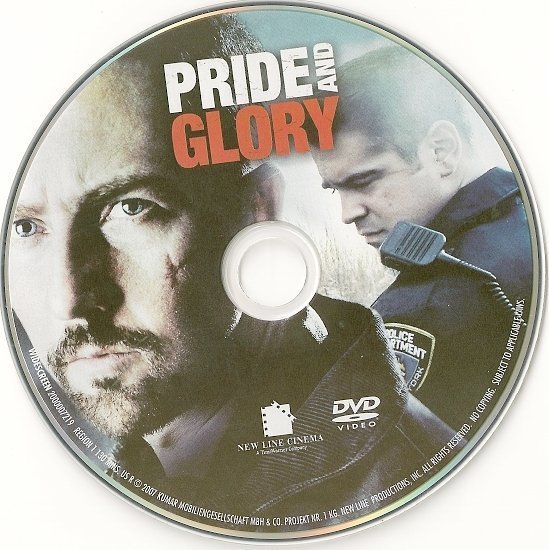dvd cover Pride And Glory (2008) WS R1