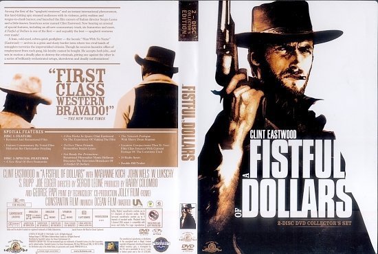 dvd cover A Fistful of Dollars (1964) CE WS R1