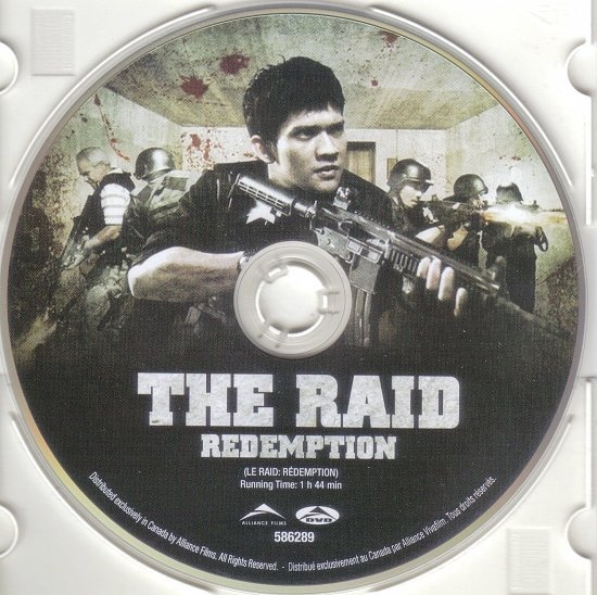 dvd cover The Raid: Redemption (2011) UR WS R1