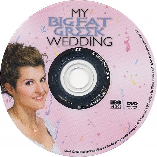 dvd cover My Big Fat Greek Wedding (2002) R1