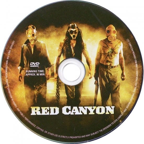 dvd cover Red Canyon (2008) WS R1