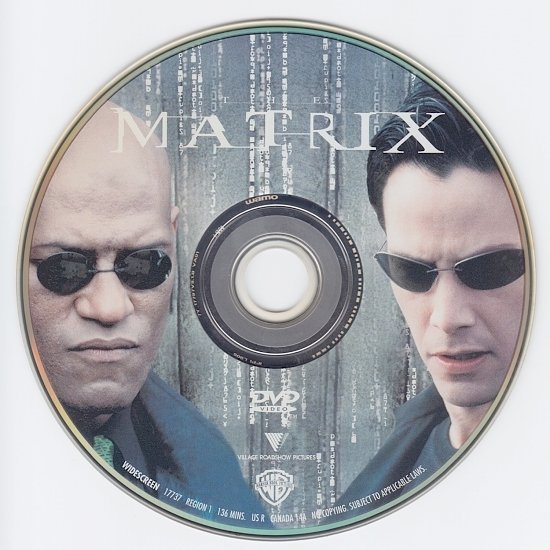 dvd cover The Matrix (1999) WS R1