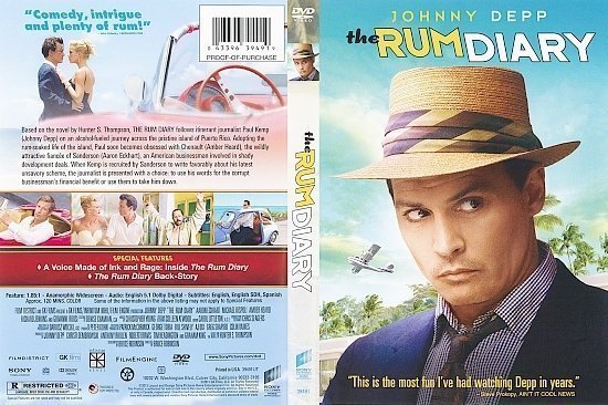 dvd cover The Rum Diary (2011) WS R1