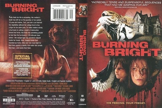 dvd cover Burning Bright (2010) R1 & R2