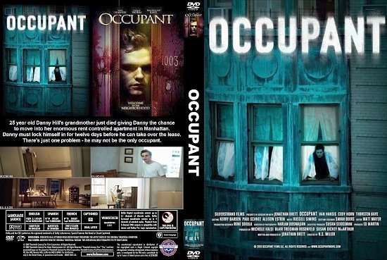 dvd cover Occupant (2011) R1 CUSTOM