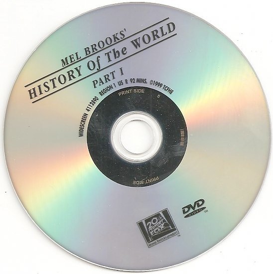 dvd cover History Of The World Part 1 (1981) WS R1