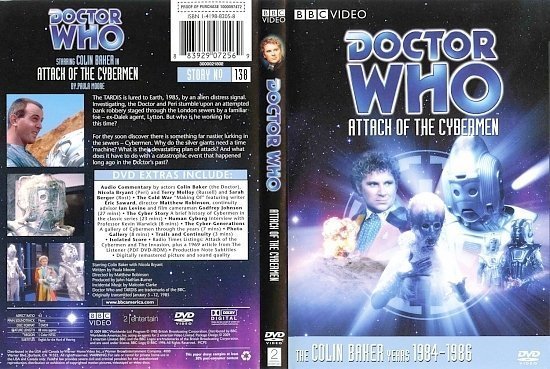 dvd cover Doctor Who Attack Of The Cybermen