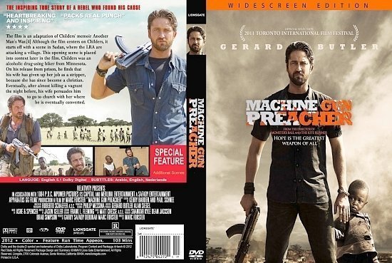 dvd cover Machine Gun Preacher