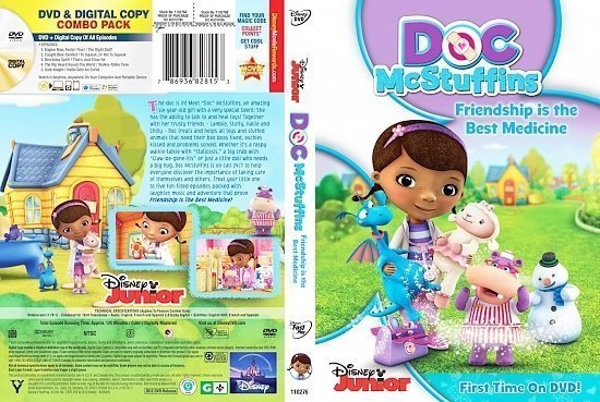 dvd cover Doc McStuffins Friendship is the Best Medicine