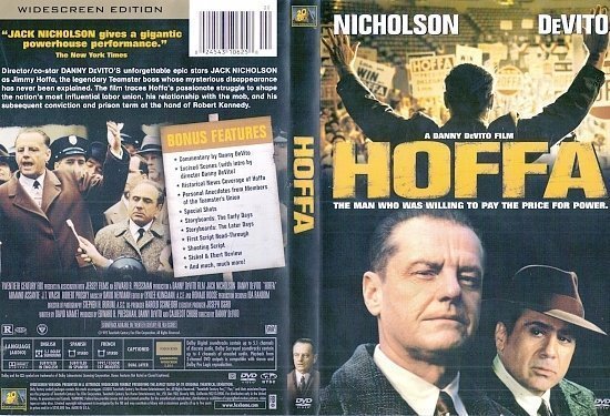 dvd cover Hoffa (1992) WS R1