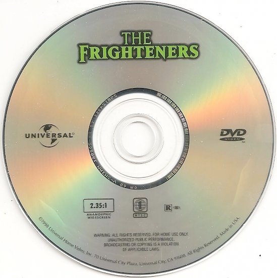 dvd cover The Frighteners (1996) WS R1