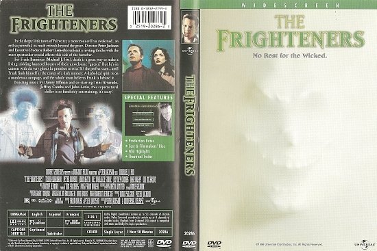 dvd cover The Frighteners (1996) WS R1