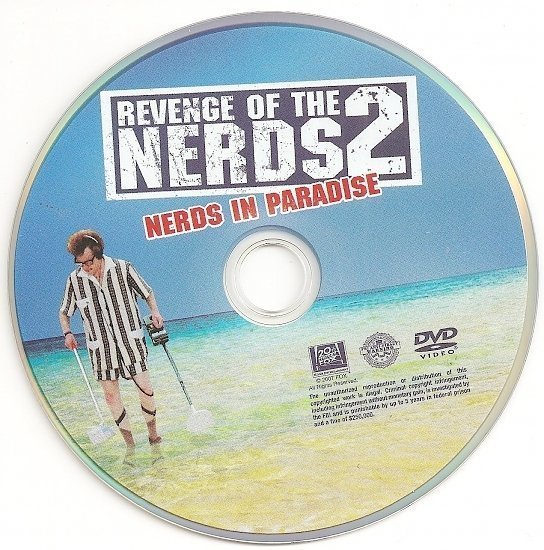 dvd cover Revenge of the Nerds II: Nerds in Paradise (1987) (Slim) WS R1