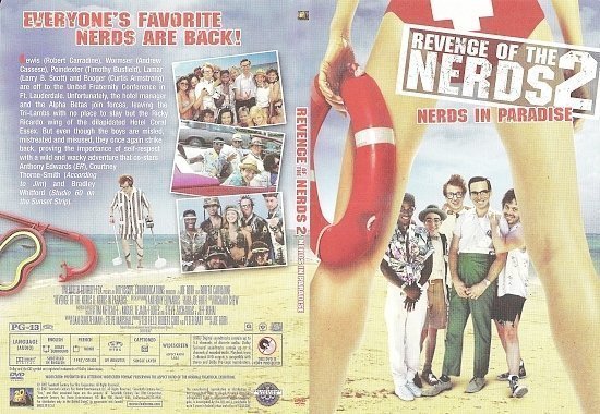 dvd cover Revenge of the Nerds II: Nerds in Paradise (1987) (Slim) WS R1