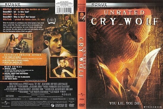 dvd cover Cry_Wolf (2005) UNRATED R1
