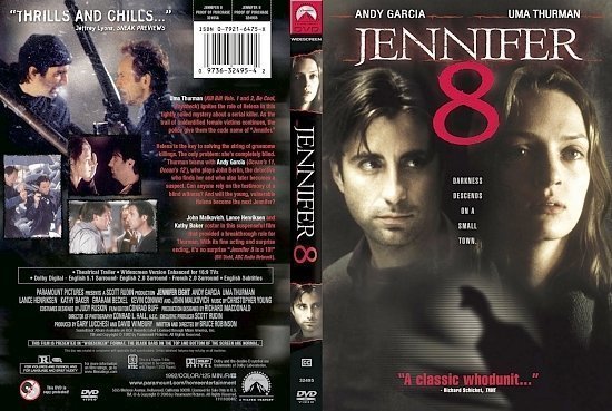 dvd cover Jennifer 8