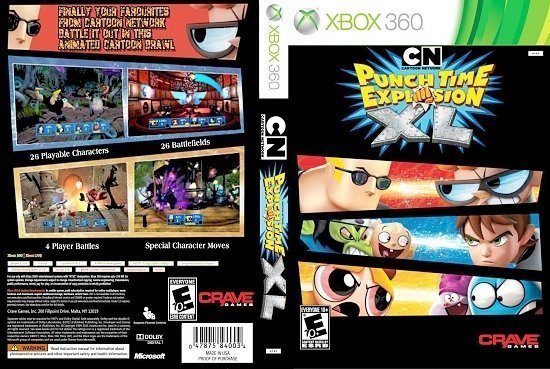 dvd cover Cartoon Network Punch Time Explosion XL NTSC f1