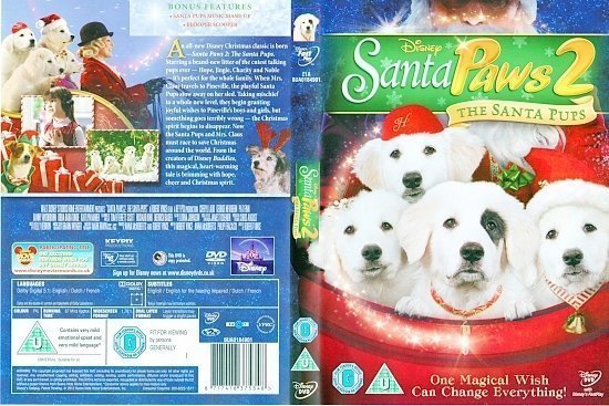 dvd cover Santa Paws 2 R2