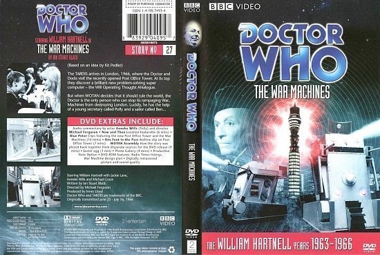 dvd cover Doctor Who The War Machines