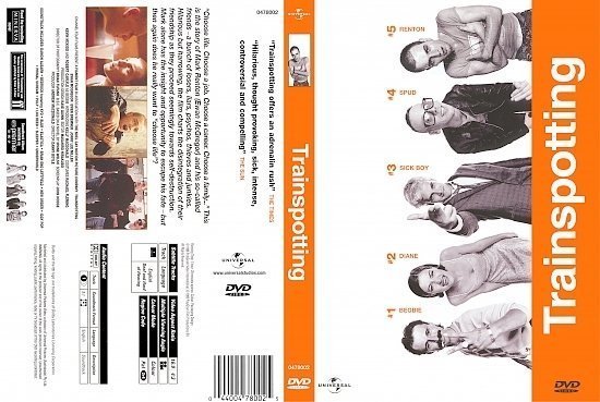 dvd cover Trainspotting (1996) SE R2