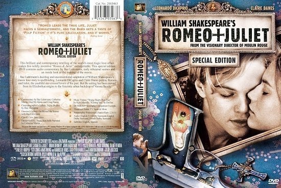 dvd cover Romeo + Juliet (1996)