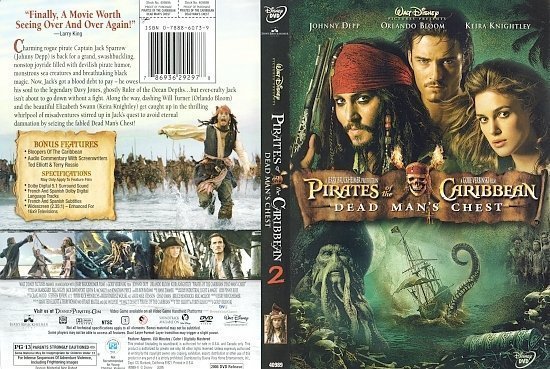 dvd cover Pirates Of The Caribbean: Dead Man's Chest (2006) WS R1