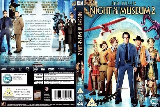 dvd cover Night At The Museum: Battle Of The Smithsonian (2009) R1 & R2