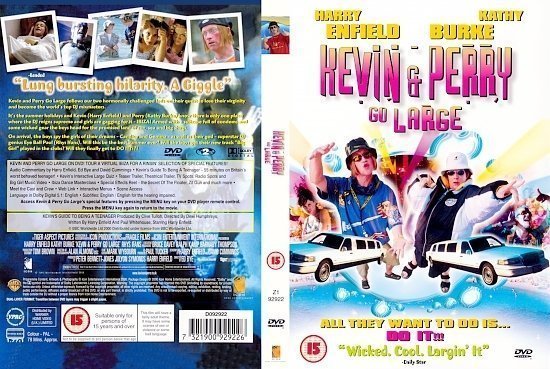 dvd cover Kevin & Perry Go Large (2000) R2