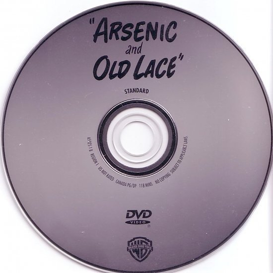 dvd cover Arsenic and Old Lace (1944) FS R1