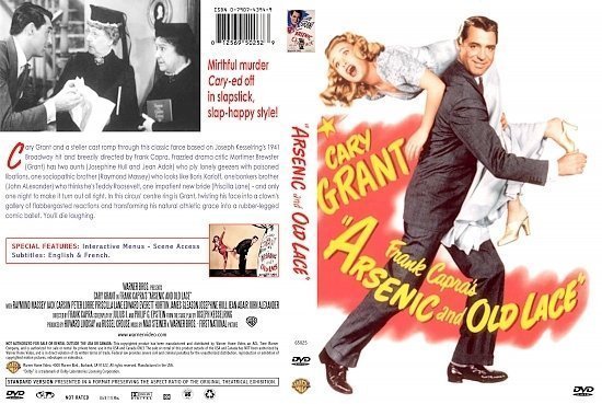 dvd cover Arsenic and Old Lace (1944) FS R1