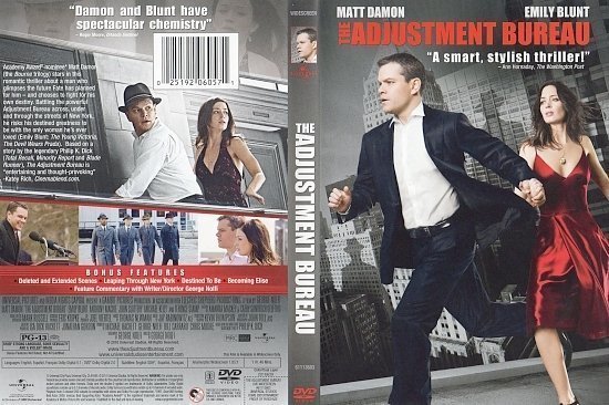 dvd cover The Adjustment Bureau (2011) WS R1