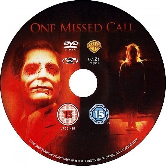 dvd cover One Missed Call (2008) R2