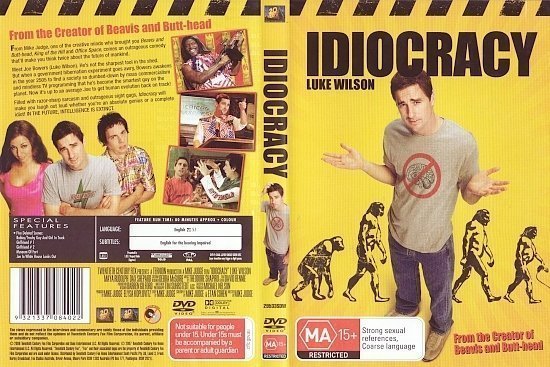 dvd cover Idiocracy (2006) R4