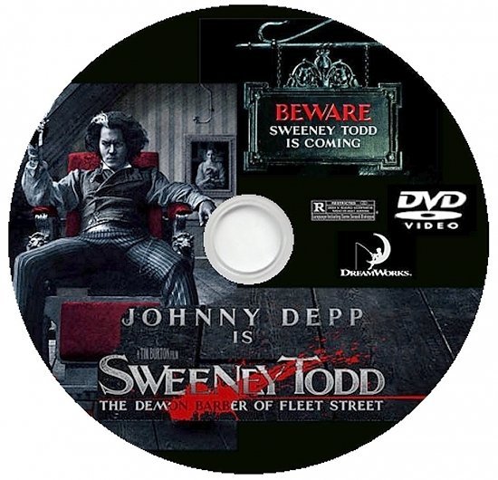 dvd cover Sweeney Todd: The Demon Barber Of Fleet Street (2007) R1