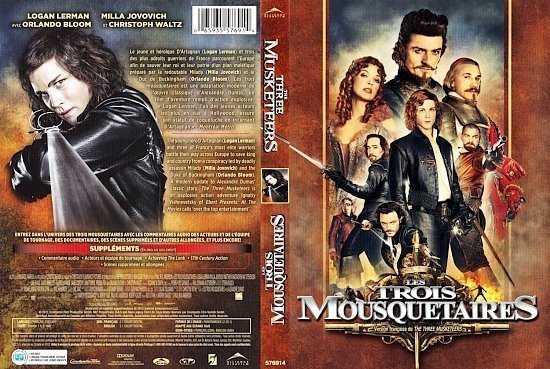 dvd cover Les Trois Mousquetaires (2011) The Three Musketeers