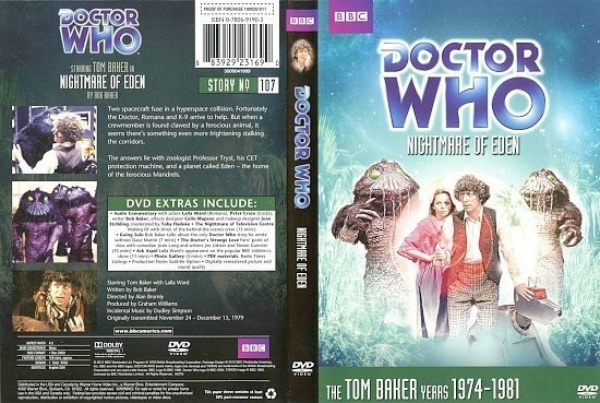 dvd cover Doctor Who Nightmare Of Eden