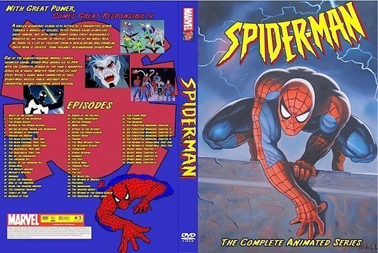 dvd cover spiderman
