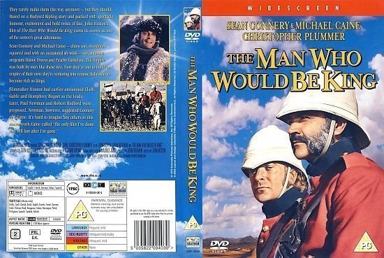 dvd cover The Man Who Would Be King (1975) R2
